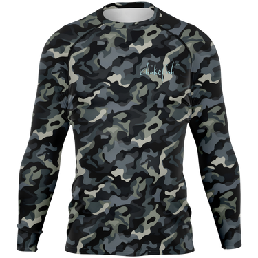 Chokefish™ Long Sleeve Rashguard Camouflage Men's Shirt-004